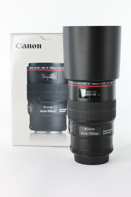 Canon EF10028LMIS/00672 EF 100mm f/2.8L Macro IS USM, Used