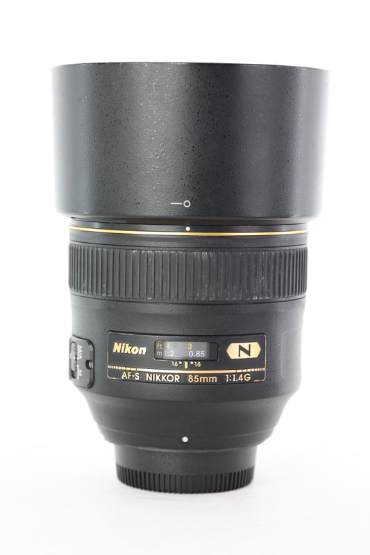 Nikon AFS85/1.4G/15525 AF-S NIKKOR 85mm f/1.4G, Used