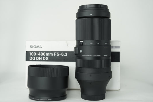 Sigma 100400DGDN/S/74057 100-400mm F/5-6.3 Contemporary DG DN OS Lens F/Sony E, Ø67, Used