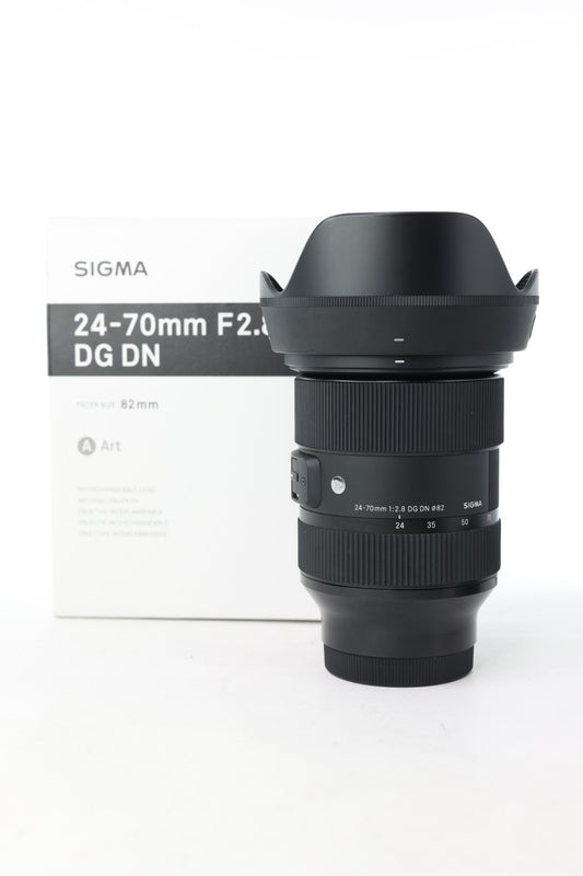 Sigma 2470DGDN/2.8S/00498 24-70mm F/2.8 DG DN Art F/Sony E, Ø82, Used