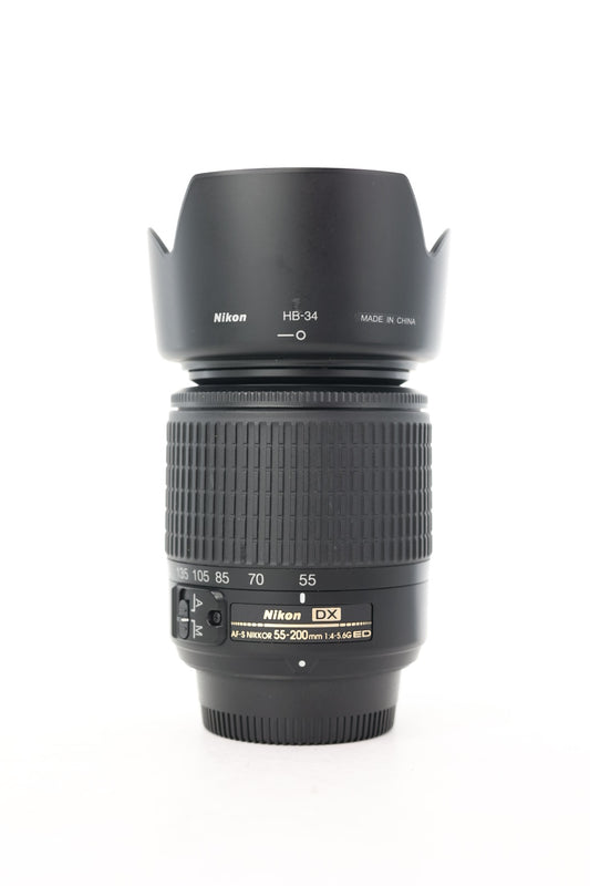 Nikon AFS55200GED/91594 AF-S DX 55-200mm f/4-5.6G ED, Used