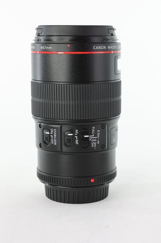 Canon EF10028LMIS/00672 EF 100mm f/2.8L Macro IS USM, Used