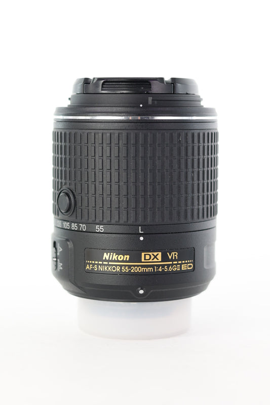 Nikon AFS55200GIIEDVR/24100 AF-S DX 55-200mm f/4-5.6GII ED VR, Used