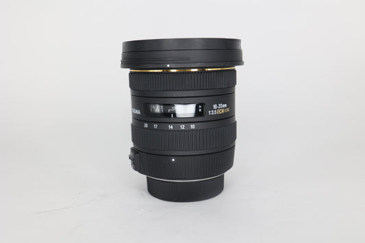 Sigma 1020/3.5N/57293 10-20mm f/3.5 EX DC HSM Lens F/Nikon, Used
