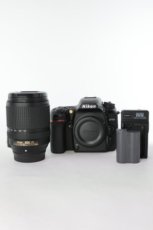 Nikon D7500/18140/43920 D7500, AF-S 18-140mm f/3.5-5.6G ED VR, Used