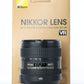 Nikon AFS2485/37285 AF-S 24-85mm f/3.5-4.5G ED VR, Used