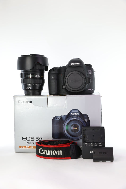 Canon EOS5DMIII/24105/00880 EOS 5D Mark III, EF 24-105mm f/4L USM, Used