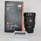 Sony SEL1635GM/1893926 FE 16-35mm f/2.8 GM Lens, Used