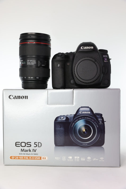 Canon EOS5DIV/24105/02631 EOS 5D Mark IV, EF 24-105mm f/4L USM, Used