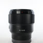 Sony SEL85F18/8021351 FE 85mm f/1.8 Lens, Used
