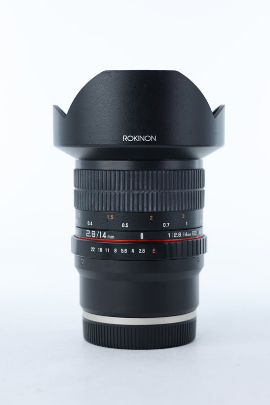 Rokinon 14/2.8/S/L3425 14mm f/2.8 ED AS IF UMC Lens F/Sony, Used
