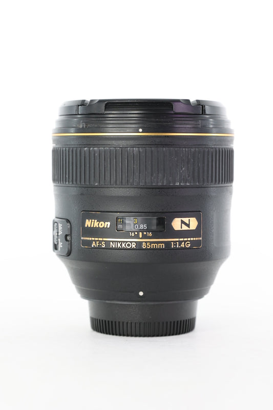 Nikon AFS85/1.4G/15525 AF-S NIKKOR 85mm f/1.4G, Used