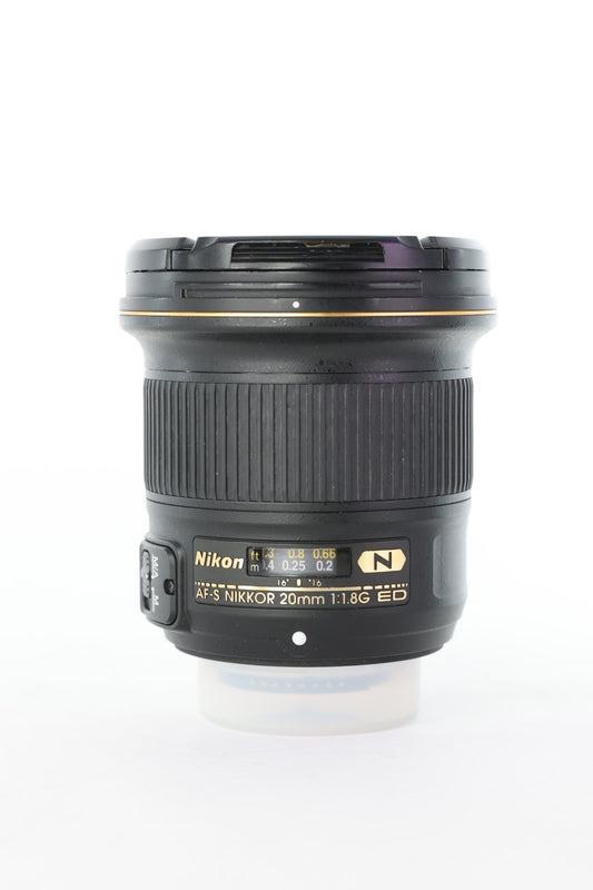 Nikon AFS20/1.8GED/34907 AF-S Nikkor 20mm f/1.8G ED, Used
